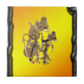 Schatten-Marionetten indonesisch Fliese (Vorderseite)