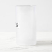 Schatten Mattglas Bierglas (Mittel)