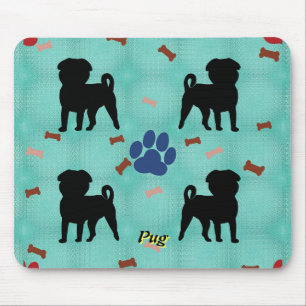 Schatten-Mops Mousepad