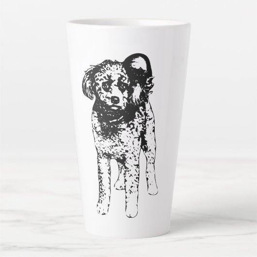 Schatten Morgen Frieden Milchtasse (Vorderseite)
