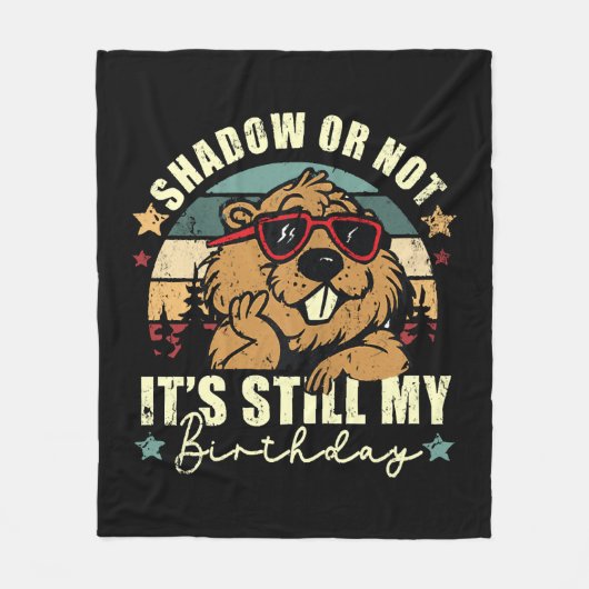 Schatten oder nicht, es ist immer noch mein Geburt Fleecedecke (Vorderseite)