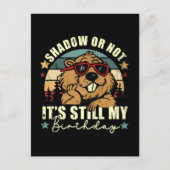 Schatten oder nicht, es ist immer noch mein Geburt Postkarte (Vorderseite)