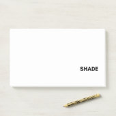 Schatten Post-it Klebezettel (Auf Schreibtisch)