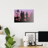 Schatten Poster (Heimbüro)