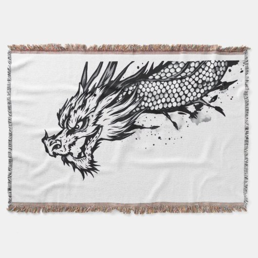 Schatten-Schuppen-Drache Decke (Vorderseite)