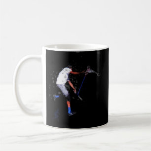Schatten Scooting Trick Scooter Kunst Kaffeetasse