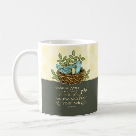 Schatten seiner Flügel Kaffeetasse (Links)