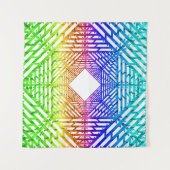 Schatten-Spektrum (Regenbogen 2) Wandteppich (Vorderseite (Horizontal))