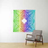 Schatten-Spektrum (Regenbogen 2) Wandteppich (Beispiel (Horizontal))