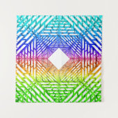 Schatten-Spektrum (Regenbogen 2) Wandteppich (Vorderseite)