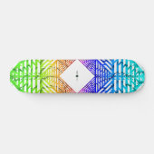 Schatten-Spektrum (Regenbogen) Skateboard (Horizontal)