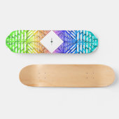Schatten-Spektrum (Regenbogen) Skateboard (Horizontal)