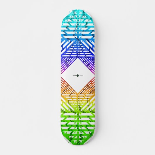 Schatten-Spektrum (Regenbogen) Skateboard (Vorne)