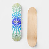 Schatten-Spiegel-Mandala Skateboard (Vorderseite)