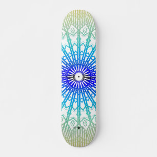Schatten-Spiegel-Mandala Skateboard