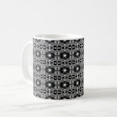 Schatten Spiegel Muster  Kaffeetasse (Vorderseite Links)