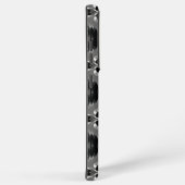 Schatten Spiegel Muster  Samsung Galaxy Hülle (Rechte Seite)