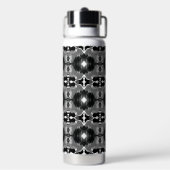 Schatten Spiegel Muster  Trinkflasche (Hinten)
