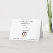 Schatten-Spiel Karte (Rückseite)