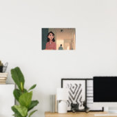 Schatten Über Kopf Poster (Heimbüro)