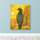 Schatten und goldene Seascape-Leinwand Leinwanddruck (Insitu (Holzboden))