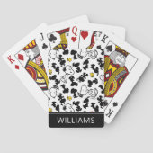 Schatten- und Schattenmuster für Snoopy und Woodst Spielkarten (Rückseite)