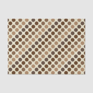 Schatten von braunen Polka-Punkten von Shirley Tay Seidenpapier