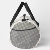 SCHATTEN VON BROWN & GRAY MUMS & POLKA DOTS DUFFLE BAG (Rechts)