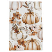 SCHATTEN VON BROWN- UND KREAHANDECKEN, DIE FALL-PU MITTLERE GESCHENKTÜTE (Rückseite)