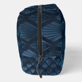 SCHATTEN VON DUNKELBLAUEN ART DECO PATTERN WASCHBEUTEL (Rechts)