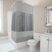 Schatten von grauem Ombre Striped Duschvorhang (Beispiel)