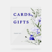 Schatten von Hochzeitskarten und Geschenken von Ro Acrylschild (Vorderseite)