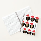 Schatten von Melanin, schwarze Frauen, frohe Weihn Notizblock (Innenseite)