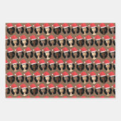 Schatten von Melanin, Schwarze Frauen, Weihnachtsm Geschenkpapier Set (Vorderseite 2)