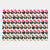 Schatten von Melanin, Schwarze Frauen, Weihnachtsm Geschenkpapier Set (Vorderseite)