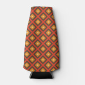 SCHATTEN VON ORANGE- UND BROWN FALL PATTERN FLASCHENKÜHLER (Vorderseite)