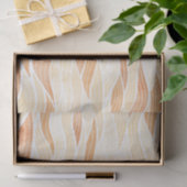 SCHATTEN VON PEACH WAVE PATTERN SEIDENPAPIER (Geschenk)
