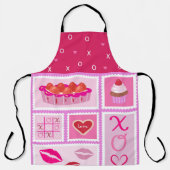 SCHATTEN VON PINK PIE BERRIES LIPS CUPCAKES SCHÜRZE (Vorderseite)