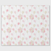SCHATTEN VON PINK & TAN BALLOONS GESCHENKPAPIER (Flach)
