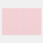 SCHATTEN VON PINK & TAN BALLOONS & STARS GESCHENKPAPIER SET (Vorderseite)