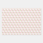 SCHATTEN VON PINK & TAN TEDDY BÄRS STARS & STRIPES GESCHENKPAPIER SET (Vorderseite)