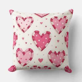 SCHATTEN VON PINK VALENTINE CANDY HEARDS KISSEN