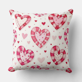 SCHATTEN VON PINK VALENTINE CANDY HEARDS KISSEN