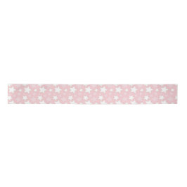 SCHATTEN VON PINK & WHITE STARS SATINBAND