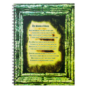 Schatten von Soulen Poster Notizblock