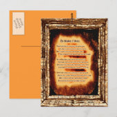 Schatten von Soulen Postkarte (Vorne/Hinten)