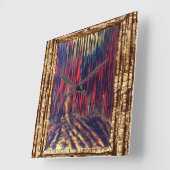 Schatten von Soulen Quadratische Wanduhr (Winkel)