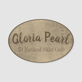 Schatten von Taupe Ombre Namensschild