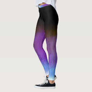 Schatten von verrücktem Lila Leggings