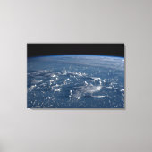 Schatten von Wolken über das philippinische Meer Leinwanddruck (Vorderseite)